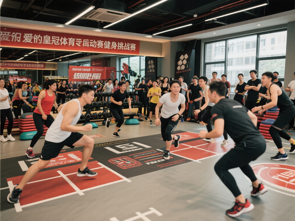 此外，爱颐皇冠体育还定期举办健身挑战赛和活动，让会