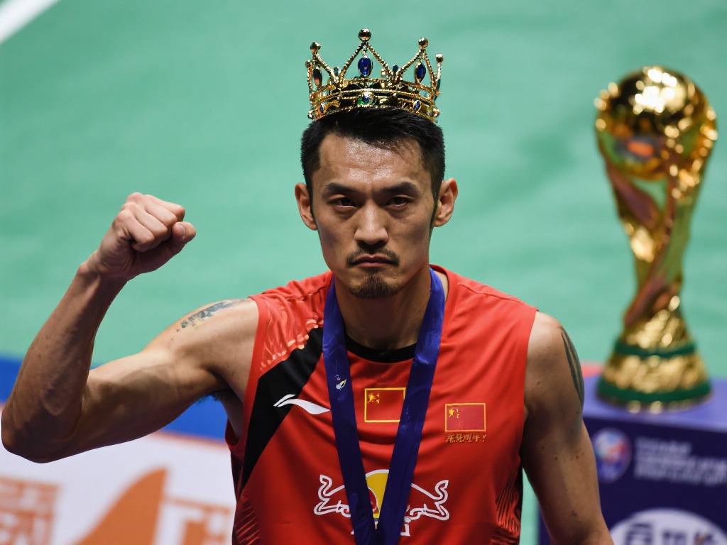 以羽毛球名将林丹为例，他在职业生涯中经历了无数次失