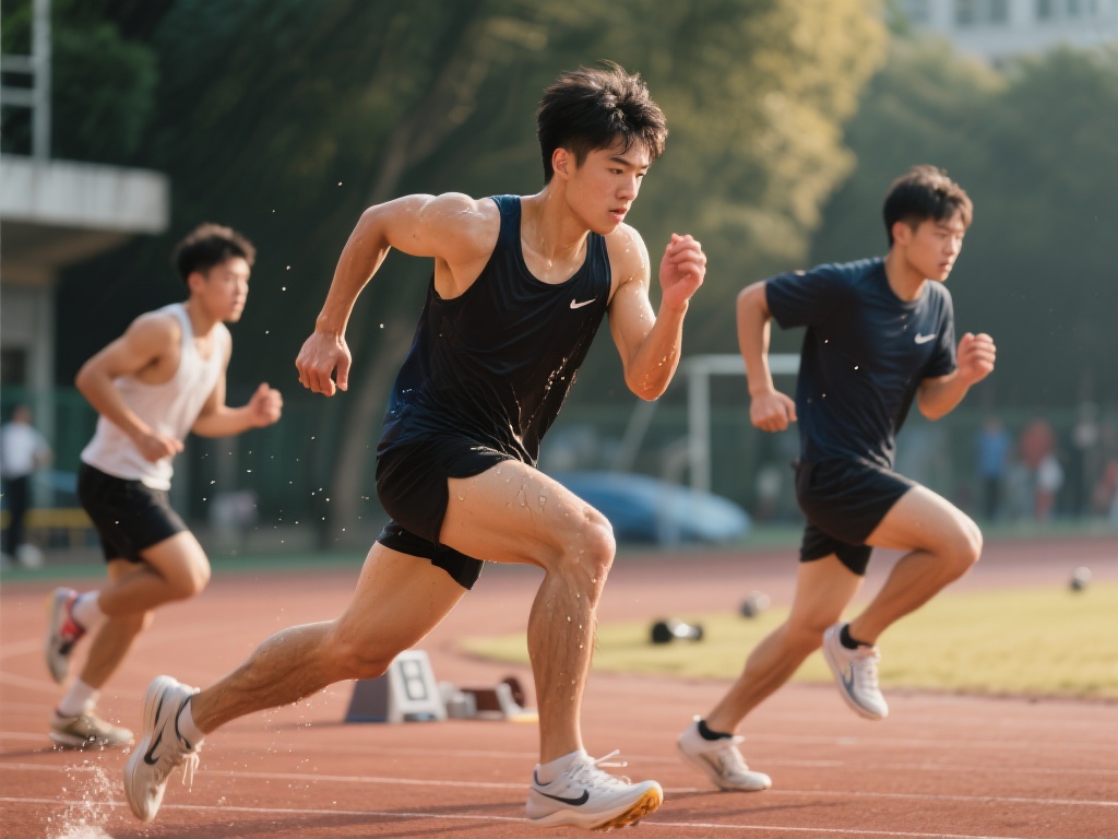 体育生的生活从来不是轻松的。清晨，当大多数人还在睡